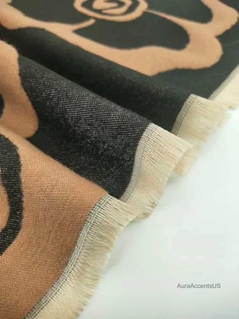 Reversible Pashmina Shawl Wrap 100% Acrylic Women's Scarf Gift
